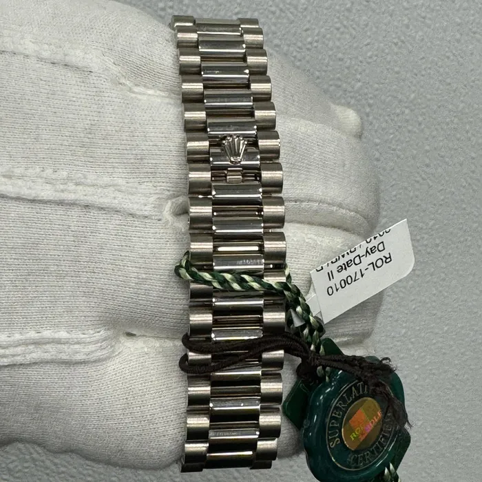 Rolex DayDate II 41mm Silver Dial Watch Ref 218239 Happy Jewelers Watches Rolex DayDate II 41mm Silver Dial Watch Ref 218239 Happy Jewelers Watches