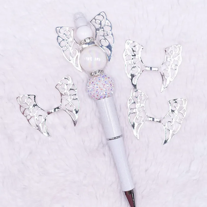 Silver Butterfly Wing Alloy Spacer beads The BumbleBead Company Earrings