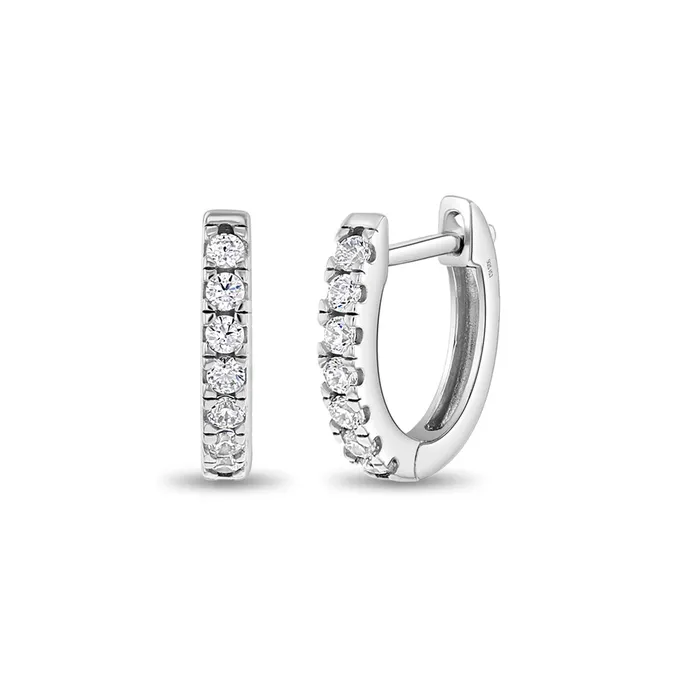 Small Multi Clear CZ 9mm Kids Childrens Girls Earrings HoopHuggie Safety Latch Sterling Silver Kids Hoop Earrings Earrings Small Multi Clear CZ 9mm Kids Childrens Girls Earrings HoopHuggie Safety Latch Sterling Silver Kids Hoop Earrings Earrings