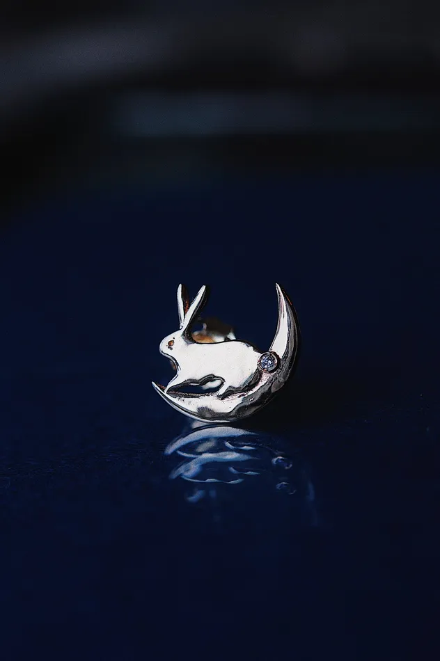 Sofia Zakia Moon Bunny Earring READYTOSHIP Earrings