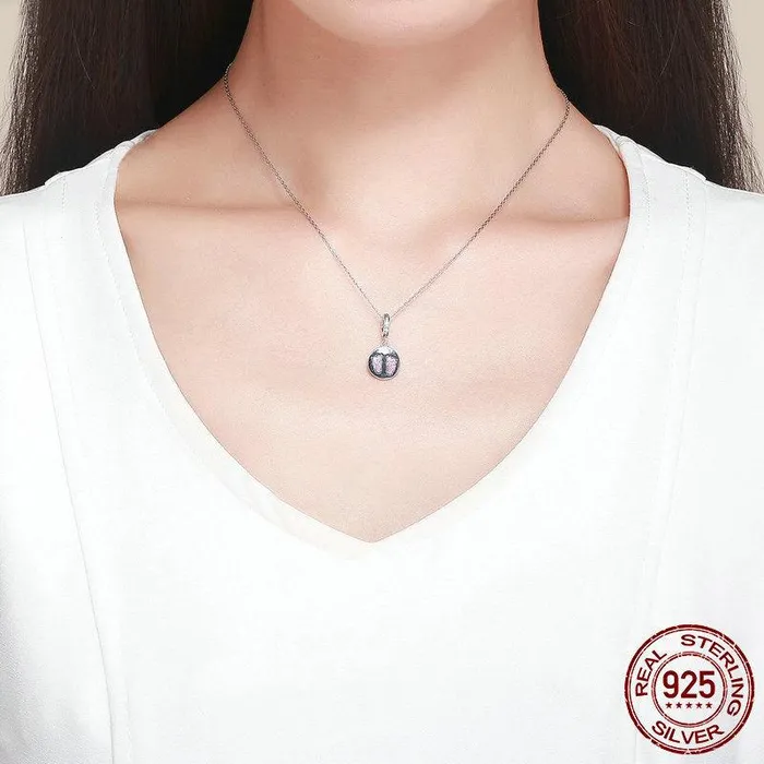 Sterling Silver Necklace with Pink Baby Feet Pendant Fierce Lynx Bazaar Necklaces