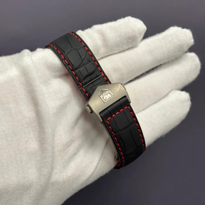 Tag Heuer Carrera 43mm Black Dial Watch Ref CAV5185FC6257 Happy Jewelers Watches Tag Heuer Carrera 43mm Black Dial Watch Ref CAV5185FC6257 Happy Jewelers Watches