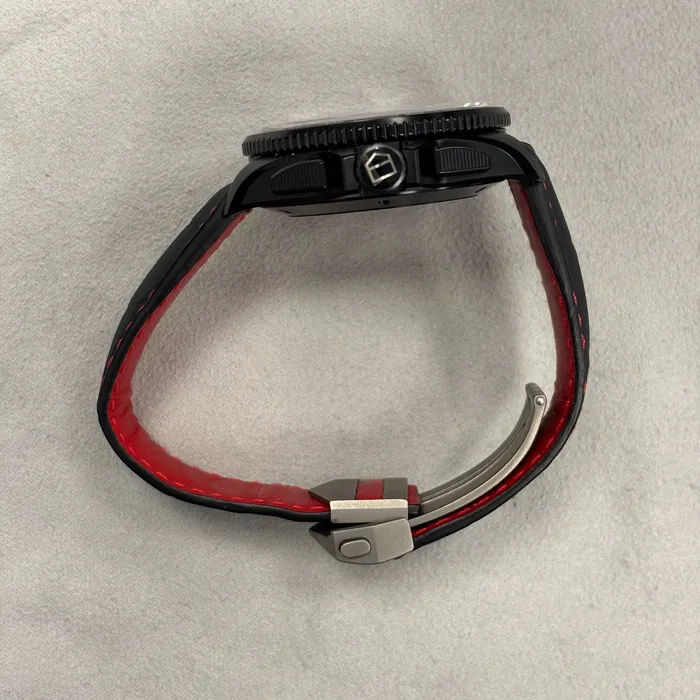 Tag Heuer Carrera 43mm Black Dial Watch Ref CAV5185FC6257 Happy Jewelers Watches Tag Heuer Carrera 43mm Black Dial Watch Ref CAV5185FC6257 Happy Jewelers Watches