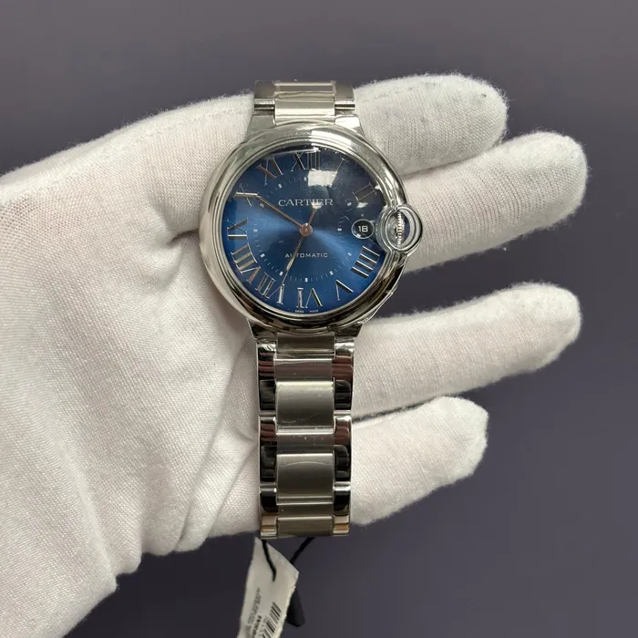 Watches Happy Jewelers Cartier Ballon Bleu Blue Dial Watch Ref WSBB0061 Watches Happy Jewelers Cartier Ballon Bleu Blue Dial Watch Ref WSBB0061