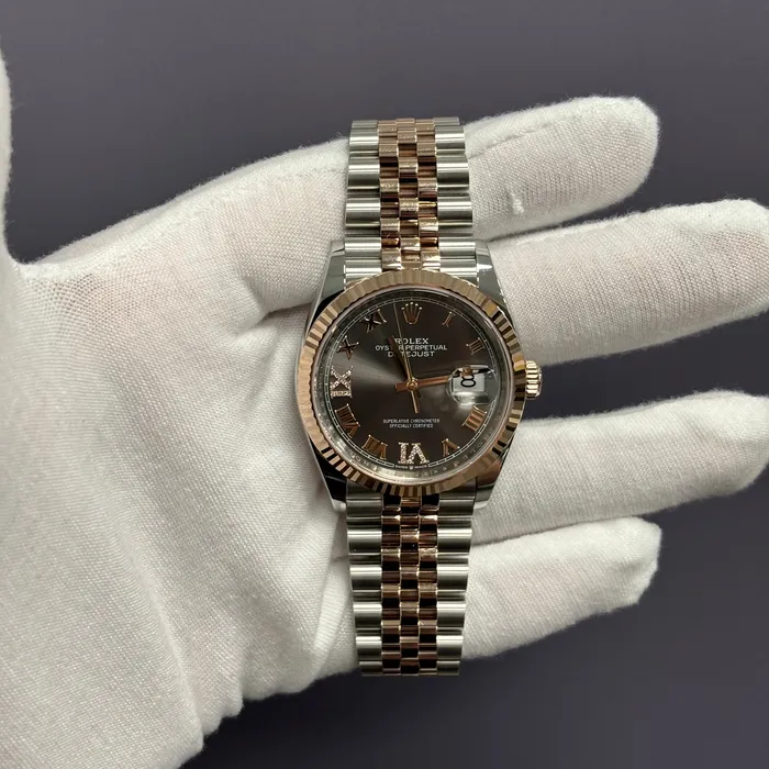 Watches Happy Jewelers Rolex Datejust 36mm Rhodium Dial Watch Ref 126231 Watches Happy Jewelers Rolex Datejust 36mm Rhodium Dial Watch Ref 126231