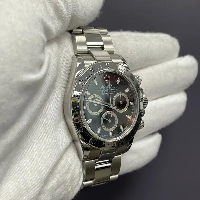 Watches Happy Jewelers Rolex Daytona 40mm Black Dial Watch Ref 116520