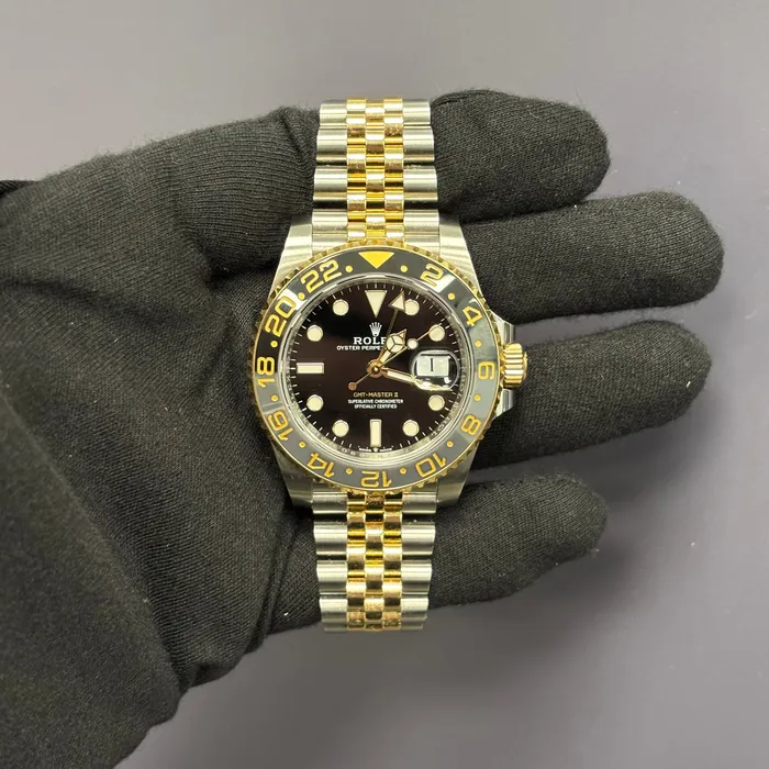 Watches Happy Jewelers Rolex GMTMaster II 40mm Black Dial Watch Ref 126713GRNR Watches Happy Jewelers Rolex GMTMaster II 40mm Black Dial Watch Ref 126713GRNR