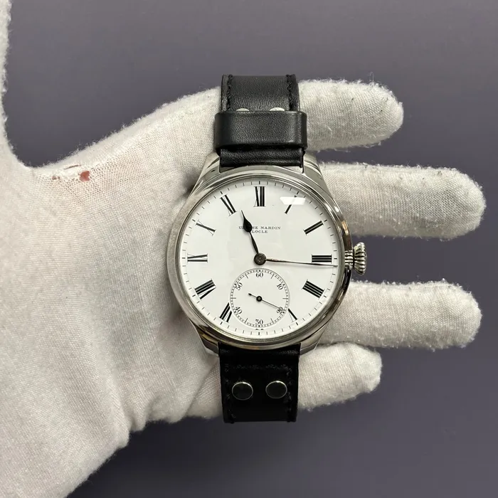 Watches Happy Jewelers Ulysse Nardin Locle 50mm White Dial Watch Watches Happy Jewelers Ulysse Nardin Locle 50mm White Dial Watch