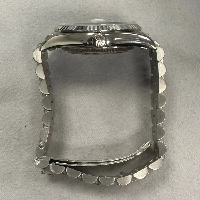 Watches Rolex DayDate 36mm Silver Dial Watch Ref 18239 Happy Jewelers Watches Rolex DayDate 36mm Silver Dial Watch Ref 18239 Happy Jewelers