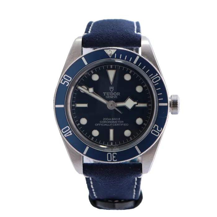 Watches Tudor Black Bay Fifty Eight 39mm Stainless Steel Blue Dot Dial Watch Reference 79030B Happy Jewelers Watches Tudor Black Bay Fifty Eight 39mm Stainless Steel Blue Dot Dial Watch Reference 79030B Happy Jewelers