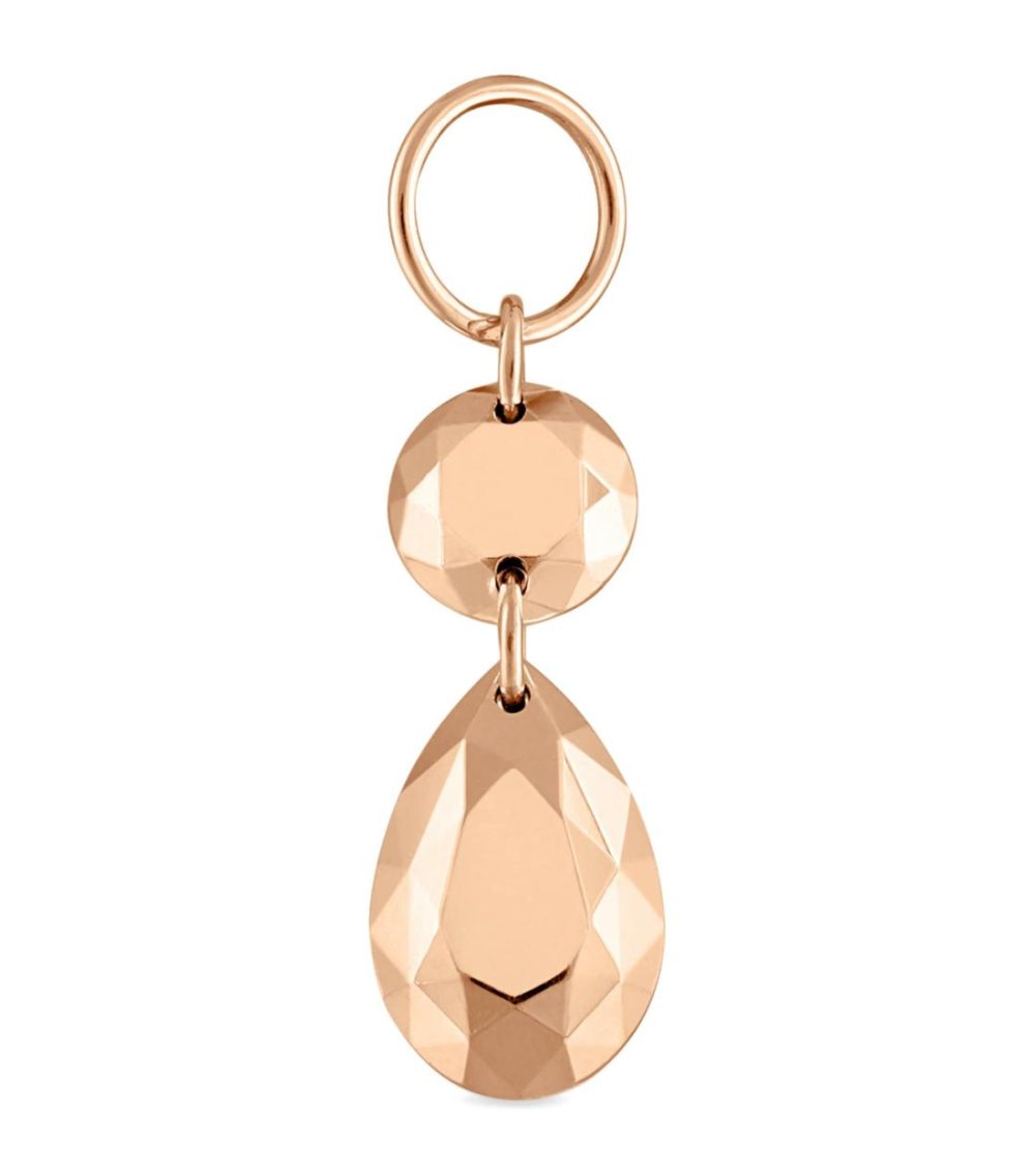 Double Faceted Gold Charm  |  Fine Charms Fine Charms Fine Charms