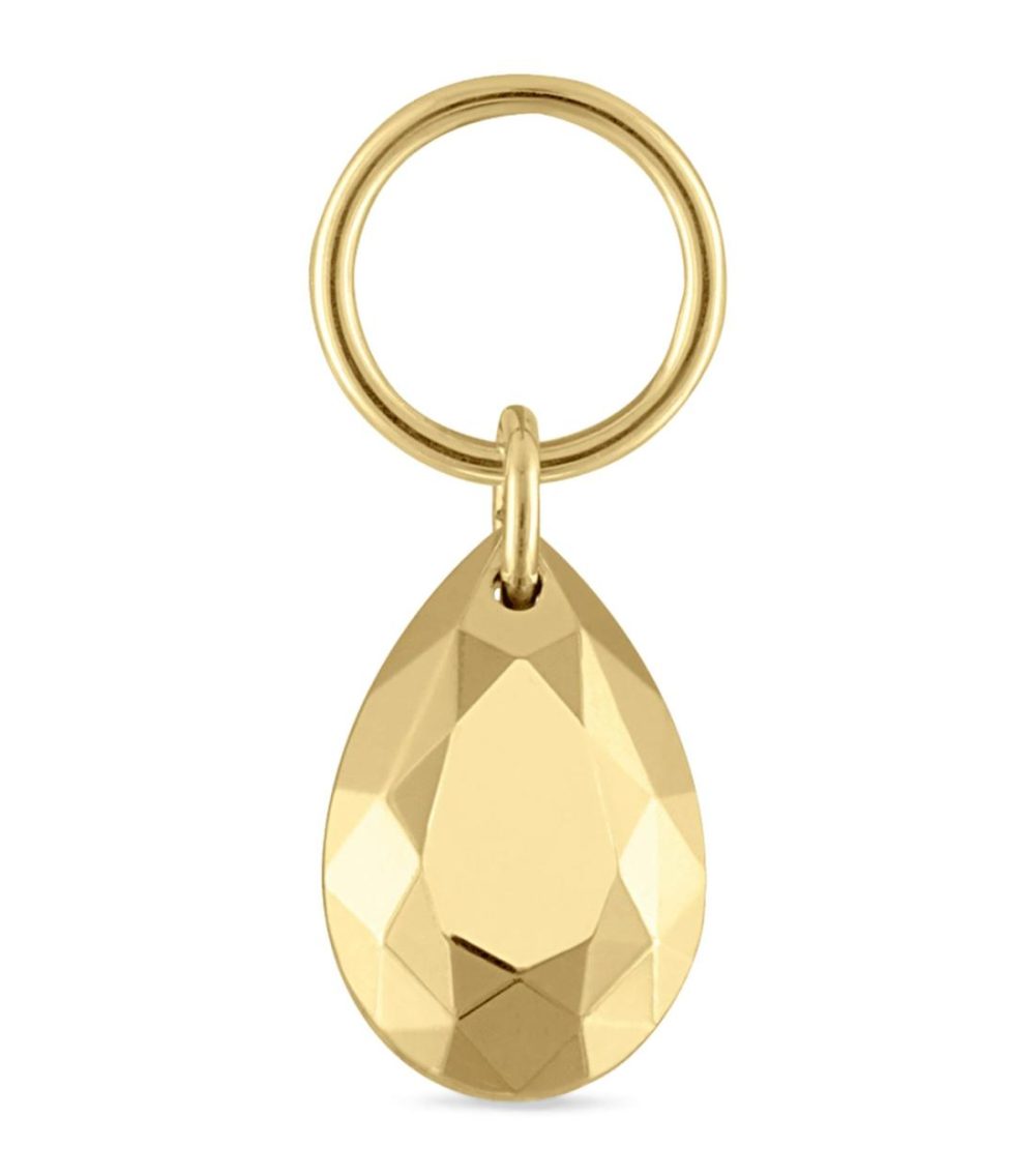 Faceted Pear Charm (5.5Mm)  |  Fine Charms Fine Charms Fine Charms