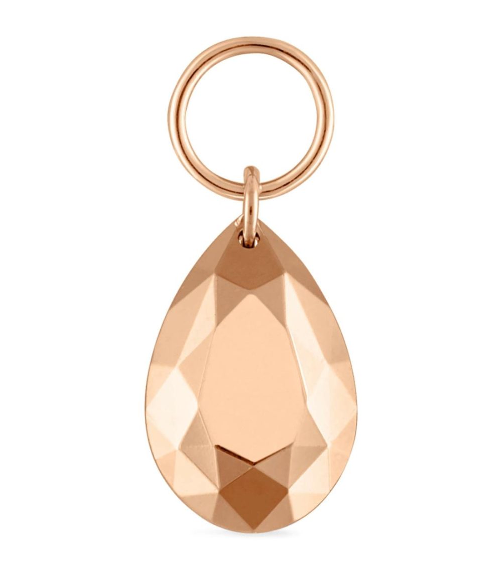 Faceted Pear Single Charm (7.5Mm)  |  Fine Charms Fine Charms Fine Charms