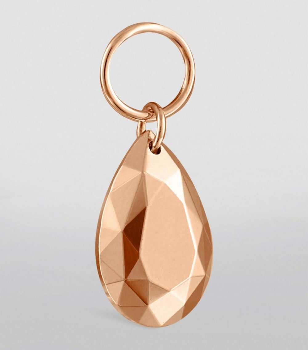 Faceted Pear Single Charm (7.5Mm)  |  Fine Charms Fine Charms Fine Charms