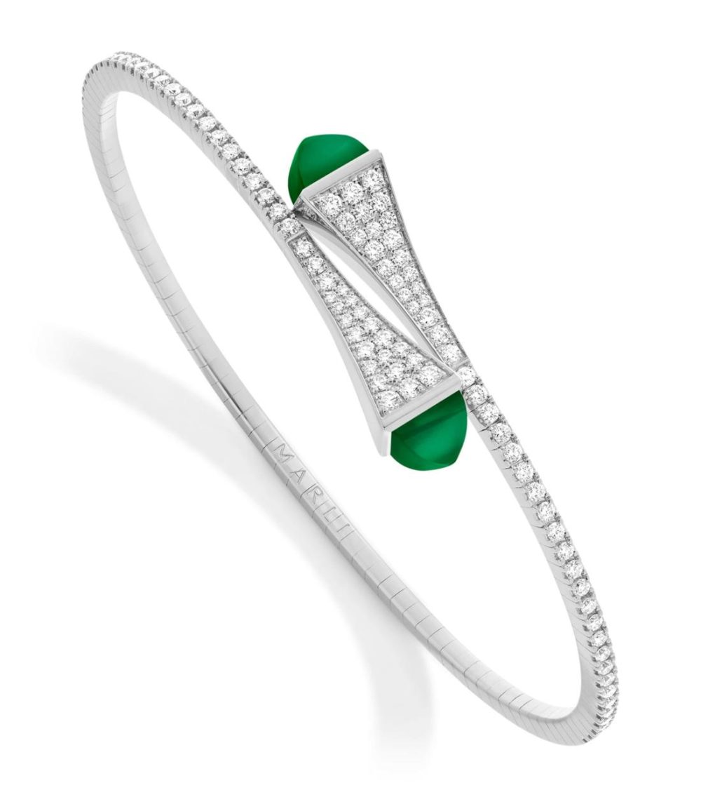 Midi White Gold And Diamond Cleo Bracelet  |  Fine Bracelets Fine Bracelets Fine Bracelets