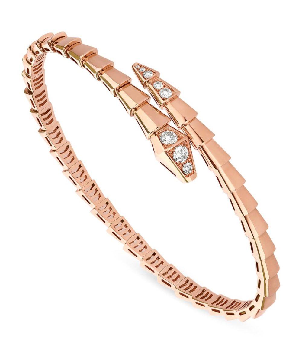 Yellow Gold And Diamond Serpenti Viper Bracelet  |  Fine Bracelets Fine Bracelets